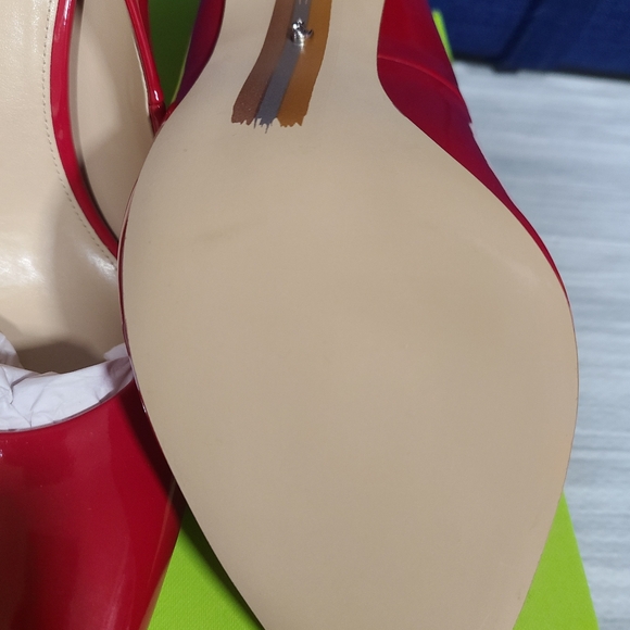 Sam Edelman Women's Hazel Ruby Red Pump new size 11 - Picture 6 of 8